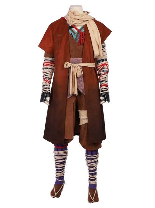 Sekiro Shadows Die Twice Shinobi Of The Divine Heir Wolf Halloween Cosplay Costume Full Set