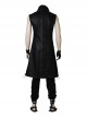 Devil May Cry 5 V The Mysterious One Halloween Cosplay Costume Black Long Vest Full Set