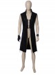 Devil May Cry 5 V The Mysterious One Halloween Cosplay Costume Black Long Vest Full Set