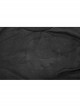 Off-Shoulder Chest Hollowed-Out Moon Pattern Horn Sleeves Black Punk High Fork Long Knit Dress