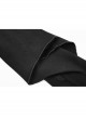 Off-Shoulder Chest Hollowed-Out Moon Pattern Horn Sleeves Black Punk High Fork Long Knit Dress