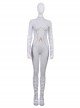 Aquaman Queen Atlanna White Battle Suit Halloween Cosplay Costume Full Set