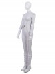 Aquaman Queen Atlanna White Battle Suit Halloween Cosplay Costume Full Set