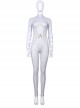 Aquaman Queen Atlanna White Battle Suit Halloween Cosplay Costume Full Set