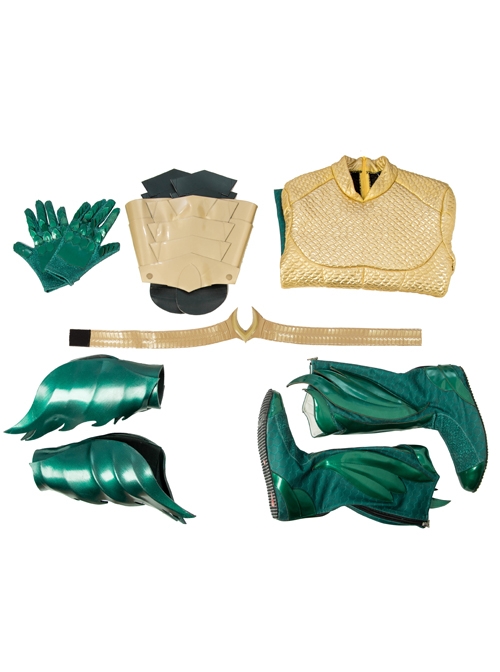 Aquaman Arthur Curry Battle Suit Halloween Cosplay Costume Full Set