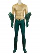 Aquaman Arthur Curry Battle Suit Halloween Cosplay Costume Full Set