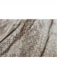 Metal Ring Braided Belt Inkjet Gradient Splice Asymmetric Lace Hem White Punk Skirt
