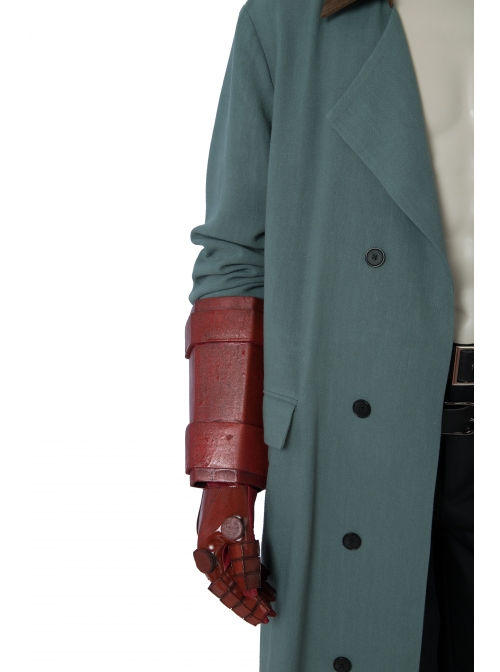 Hellboy Rise Of The Blood Queen Hellboy Anung Un Rama Halloween Cosplay Costume Green Coat Full Set Without Shoes