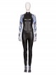 Alita Battle Angel Alita Printing Bodysuit Battle Suit Halloween Cosplay Costume Full Set