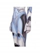 Alita Battle Angel Alita Printing Bodysuit Battle Suit Halloween Cosplay Costume Full Set