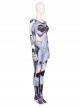 Alita Battle Angel Alita Printing Bodysuit Battle Suit Halloween Cosplay Costume Full Set