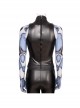 Alita Battle Angel Alita Printing Bodysuit Battle Suit Halloween Cosplay Costume Full Set