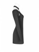 Off-Shoulder Long Sleeves Hollow-Out Eyelets Lace-Up Black Punk Tight Halter Dress