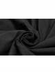 Black Knit Waist Splice Dark Grain Mesh Metal Buckle Lacquer Leather Bandage Long Sleeves Punk Tight Dress