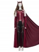 Wanda Vision Scarlet Witch Wanda Django Maximoff Battle Suit Halloween Cosplay Costume Second Version Full Set