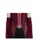 Wanda Vision Scarlet Witch Wanda Django Maximoff Battle Suit Halloween Cosplay Costume Second Version Full Set