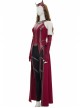 Wanda Vision Scarlet Witch Wanda Django Maximoff Battle Suit Halloween Cosplay Costume Second Version Full Set