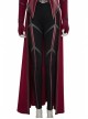 Wanda Vision Scarlet Witch Wanda Django Maximoff Battle Suit Halloween Cosplay Costume Second Version Full Set