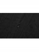 High Collar Chest Embroidery Sleeveless Irregular Lace Hem Black Punk Knit Long Dress