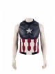 Avengers Endgame Captain America Steve Rogers Battle Suit Halloween Cosplay Costume Full Set Without Hat