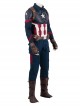 Avengers Endgame Captain America Steve Rogers Battle Suit Halloween Cosplay Costume Full Set Without Hat