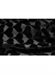 White Bat Shape Collar Moon Pendant Chest Hollow-Out Fake Two Pieces Small Cloak Black Peach Heart Print Gothic Velvet Dress