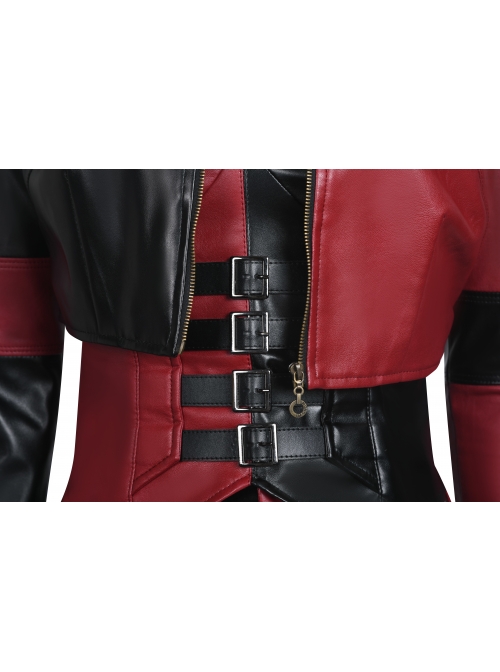The Suicide Squad Harley Quinn Halloween Cosplay Costume Full Set Without Goggles