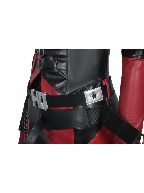 The Suicide Squad Harley Quinn Halloween Cosplay Costume Full Set Without Goggles