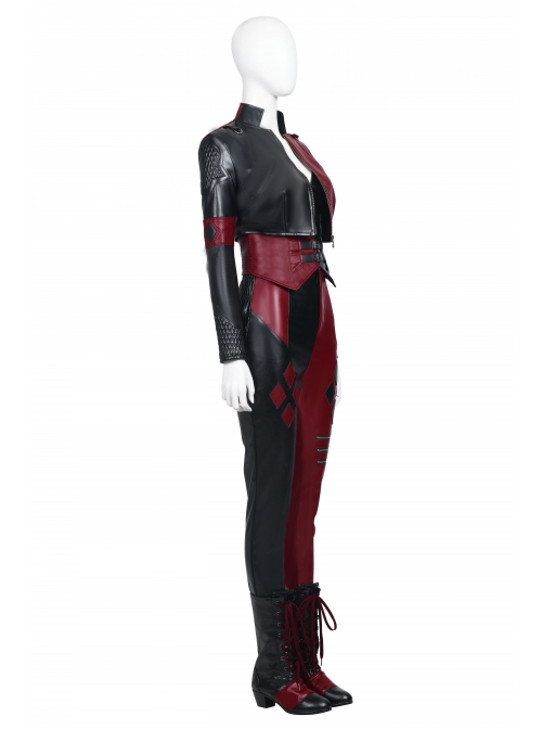 The Suicide Squad Harley Quinn Halloween Cosplay Costume Full Set Without Goggles