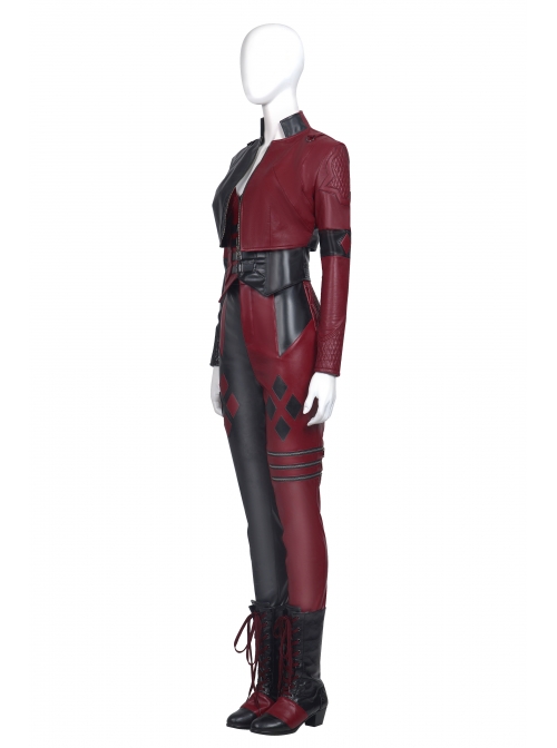 The Suicide Squad Harley Quinn Halloween Cosplay Costume Full Set Without Goggles