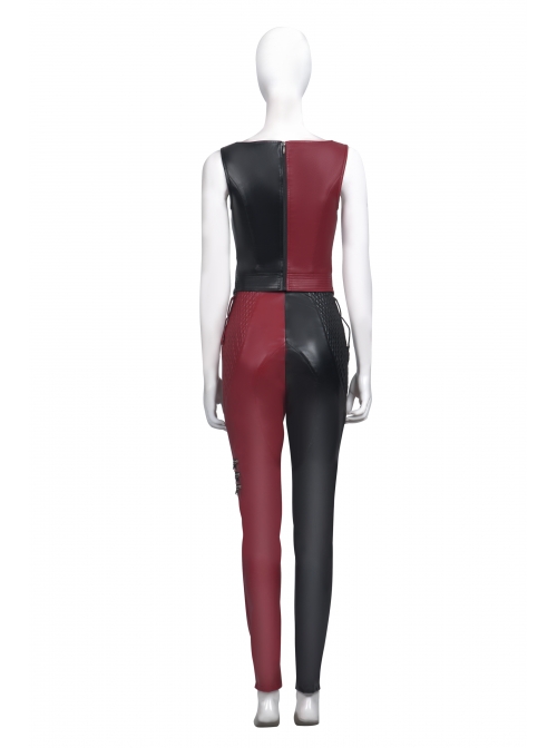The Suicide Squad Harley Quinn Halloween Cosplay Costume Full Set Without Goggles