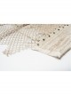 Hasp Straps Metal Eyelets Bandage Woolen Knitted Splice Mesh Gradient Spray Painting Irregular Hem White Punk Sling Dress