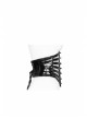 Front Steel Buckle Back Waist Metal Eyelets Lace-Up Black Punk Tight PU Leather Girdle