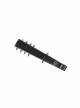 Side Rivet Decoration Lightweight Cloth Black Punk Fan