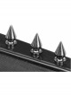 Side Rivet Decoration Lightweight Cloth Black Punk Fan