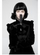 Side Rivet Decoration Lightweight Cloth Black Punk Fan
