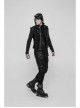 Metal Rivet Plastic Imitation Bullet Decoration Metal Hasp Black Punk PU Leather Pilot Cap