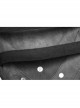 One-Shoulder Metal Buckle Strap Sharp Cone Nails Black Punk Armor Accessory