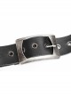 One-Shoulder Metal Buckle Strap Sharp Cone Nails Black Punk Armor Accessory