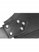 One-Shoulder Metal Buckle Strap Sharp Cone Nails Black Punk Armor Accessory