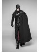 One-Shoulder Metal Buckle Strap Sharp Cone Nails Black Punk Armor Accessory