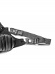 Metal Buckle Elastic Band Sharp Cone Nails Black Punk PU Leather Mask