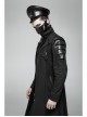 Metal Buckle Elastic Band Sharp Cone Nails Black Punk PU Leather Mask