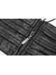 Front Metal Retro Decoration Side Zipper Back Waist Lace-Up Black Punk Chinese Style Waist Seal