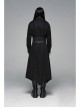 Front Metal Retro Decoration Side Zipper Back Waist Lace-Up Black Punk Chinese Style Waist Seal