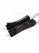 Metal Eyelets Lace-Up Embroidered Brown Punk Fingerless Vintage Gloves