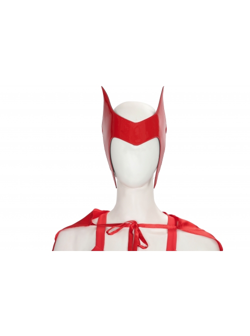 Wanda Vision Scarlet Witch Wanda Maximoff Halloween Cosplay Costume Sexy Red Bodysuit Set