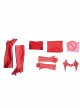 Wanda Vision Scarlet Witch Wanda Maximoff Halloween Cosplay Costume Sexy Red Bodysuit Set