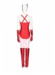 Wanda Vision Scarlet Witch Wanda Maximoff Halloween Cosplay Costume Sexy Red Bodysuit Set