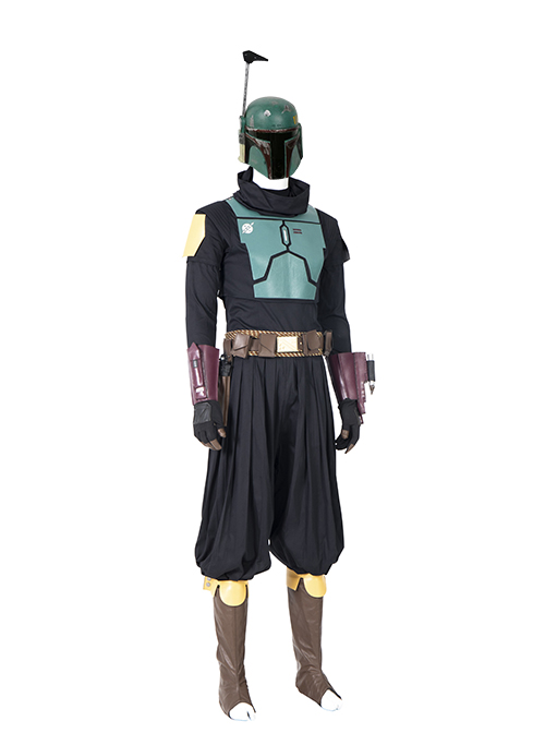 The Mandalorian Season 2 Boba Fett Halloween Cosplay Costume Set